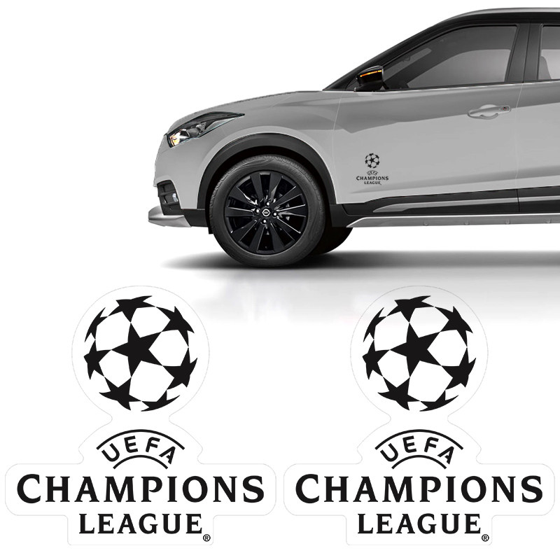 Adesivo Compativel Kicks 2021 Uefa Champions League Preto