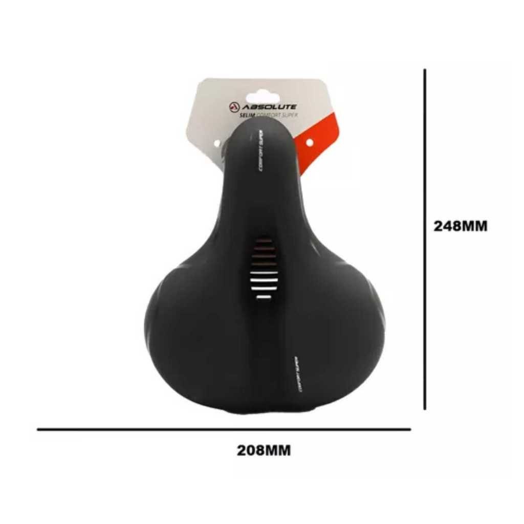 Detalhes do Banco Bike Selim Bicicleta Absolute Comfort Super Vazado Oferta