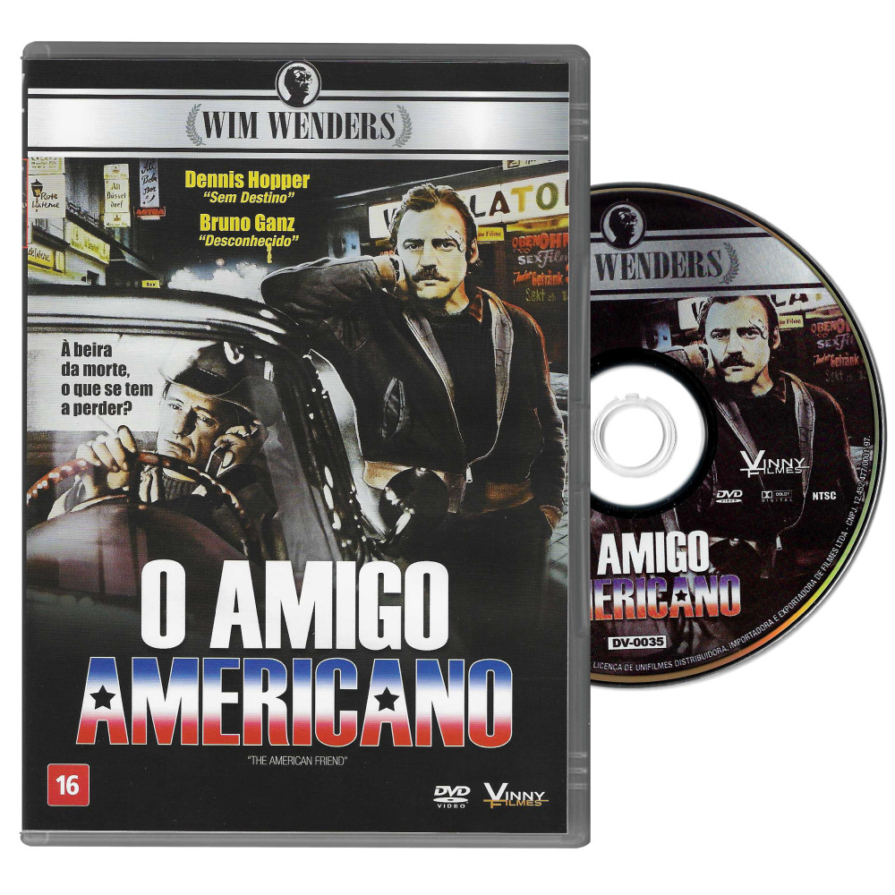 DVD O Amigo Americano Win Wenders Dennis Hopper Original
