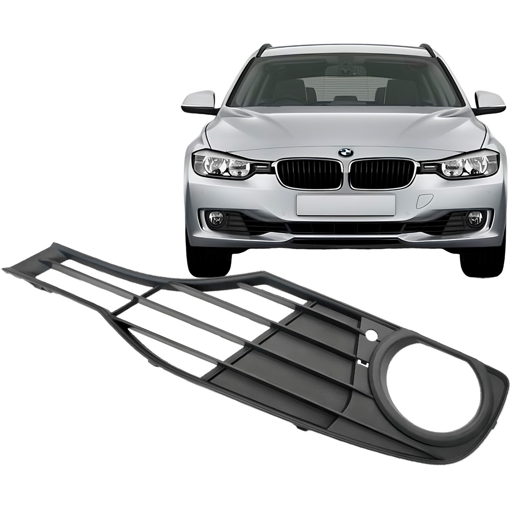Grade Bmw 316i 320i 328i 2012 a 2015 Moldura Farol Milha Esquerdo