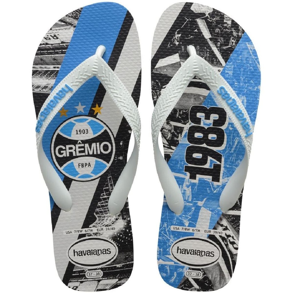 Chinelo Havaianas Top Times Grêmio - Unissex