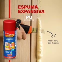 Espumas Expansivas PU Vedatudo Dryko 300ml Uso Geral C/ 1, 2 ou 3 Unidades