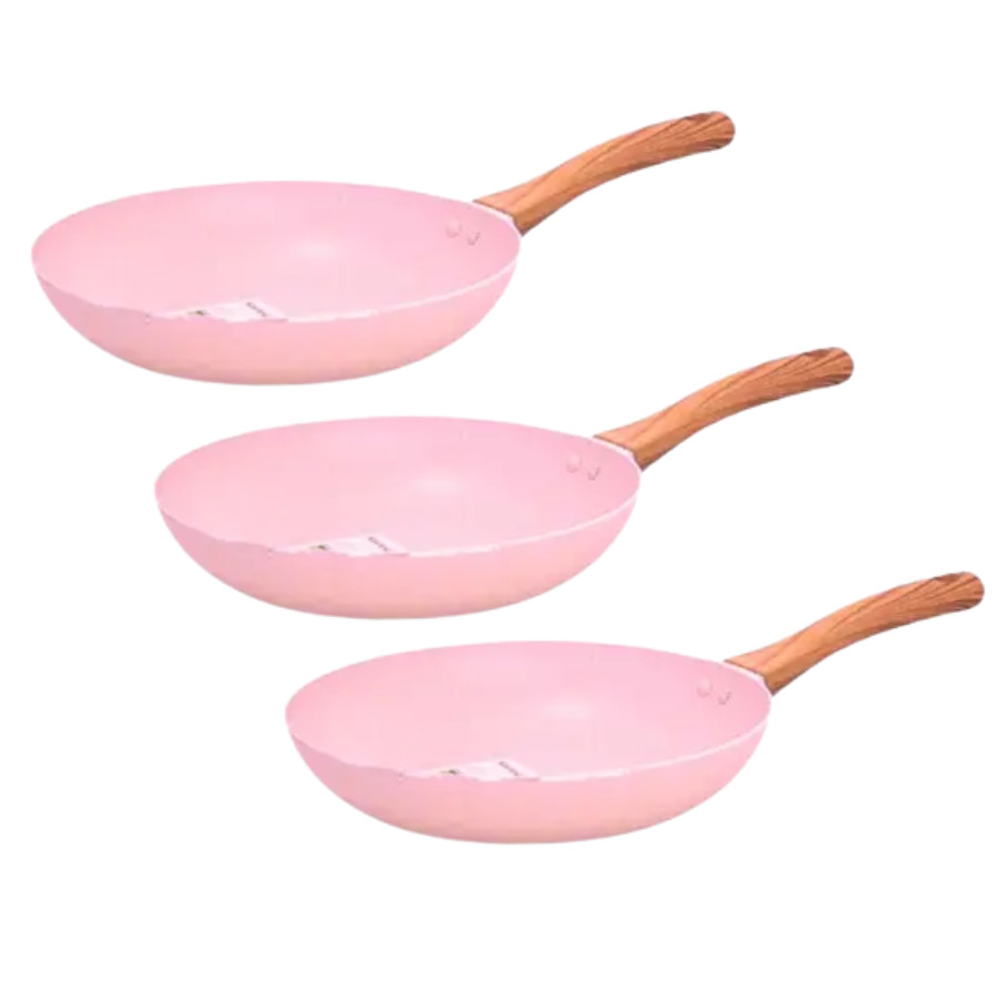 Kit 3 Frigideira De Cerâmica Antiaderente Sahara Não Gruda 20cm