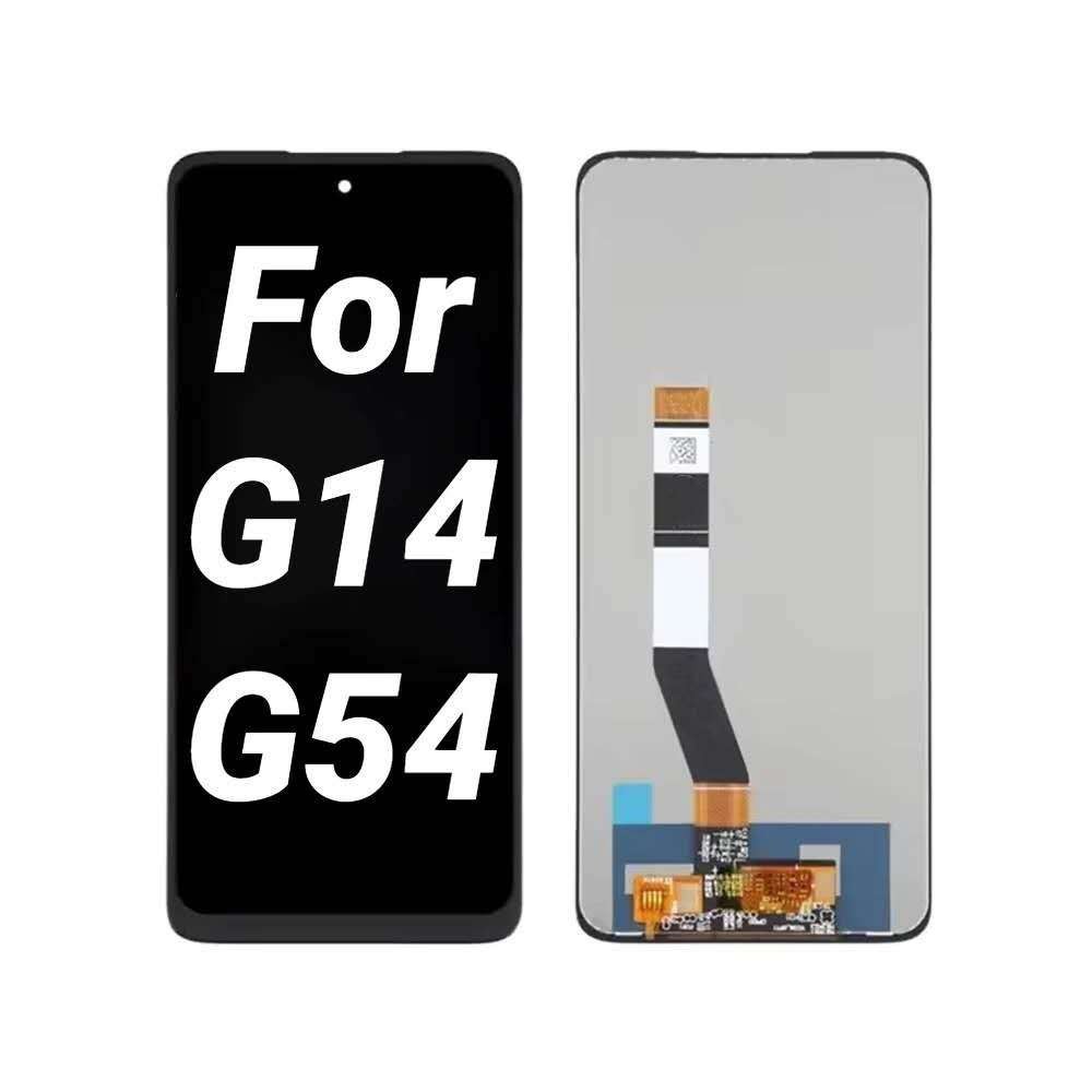 Tela Frontal Touch Display Compativel Moto G14 XT2343 Sem Aro E Com Aro+3DPELICULA