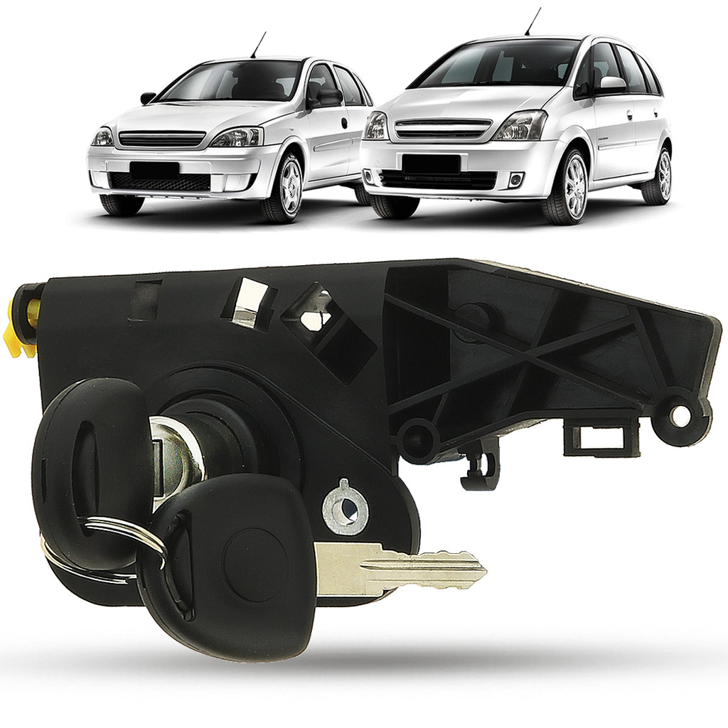 Cilindro Botão do Porta Malas Mecânica Com Chave Chevrolet Meriva Corsa Hatch G2 2002 a 2012