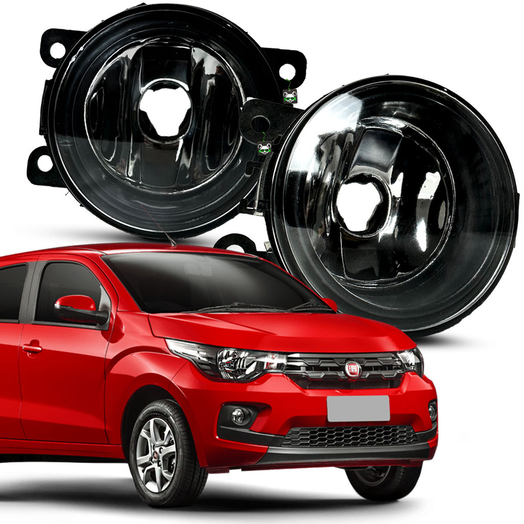 Par Farol Auxiliar Milha Aro Preto Mobi 2016 2017 2018 2019 2020 2021 2022 2023 2024 - Automobiles