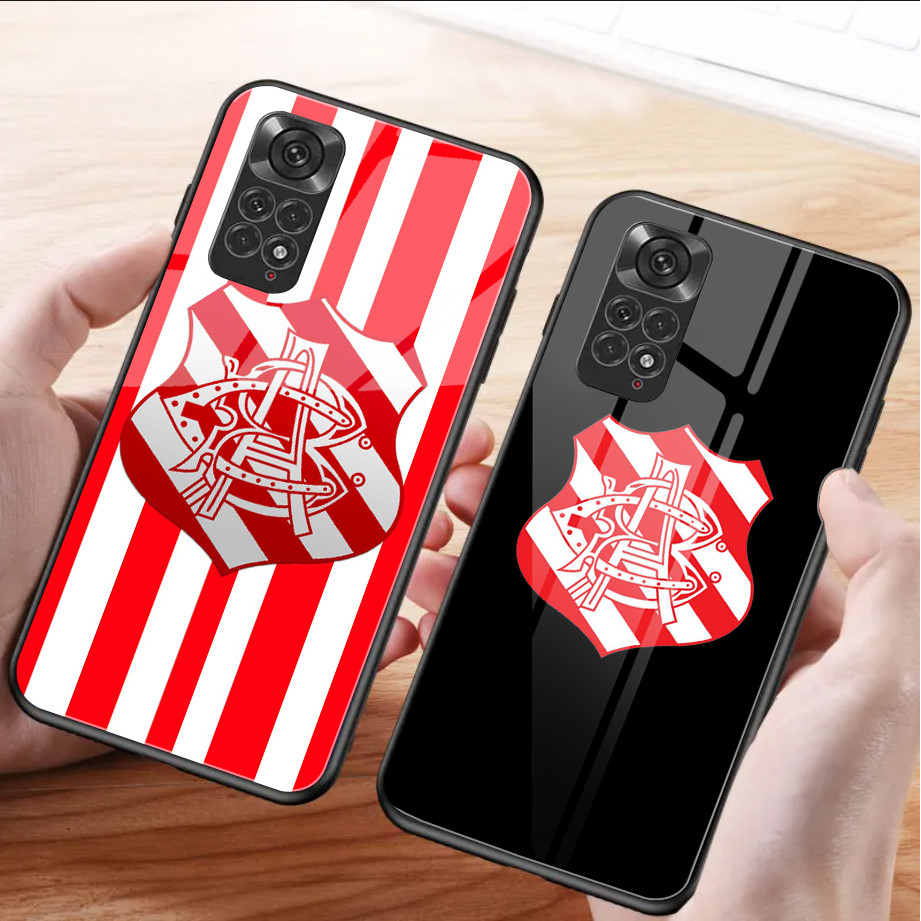 Bangu Atlético Clube 01 Capa De Telefone De Vidro Temperado Para Xiaomi Redmi Note 13 pro plus 12 4G 11 10 5G 9
