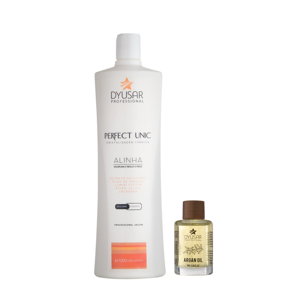 Progressiva Unicplastia  1L + Oléo Argan 9ml Dyusar