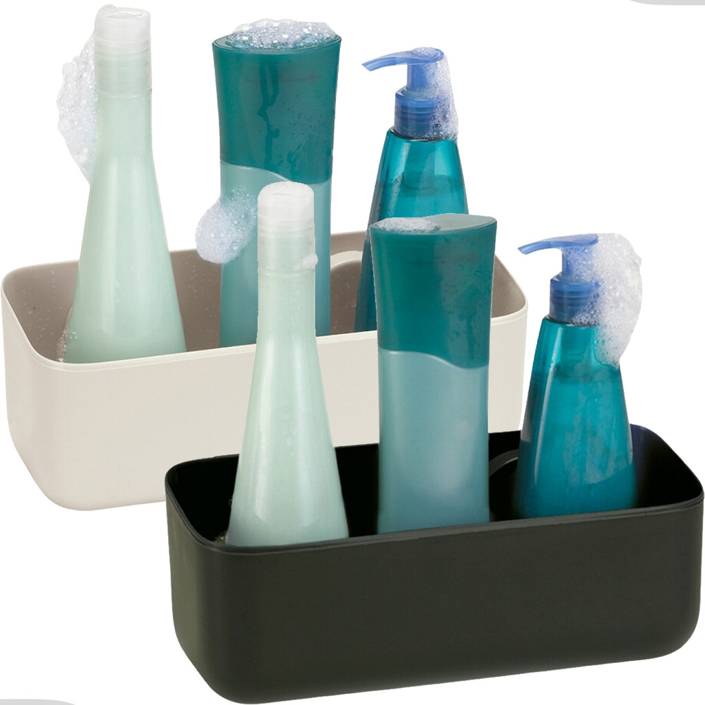 Porta Shampoo Organizador Prateleira Creme Cosméticos Parede Banheiro S/ Furo Ventosa Sucção Arthi - Home & Living