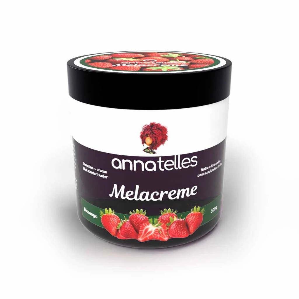 Creme Hidrante Fixador Melacreme Anna Telles 500g