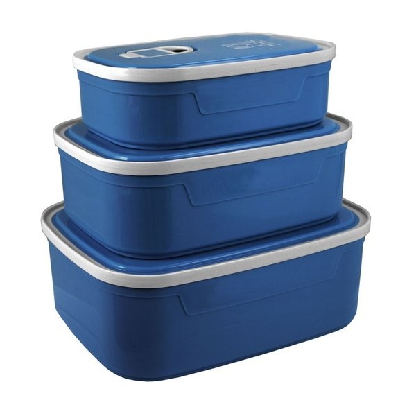 Conjunto de Potes p/ Alimentos c/ 3 Pcs  - Jacki Design - Home & Living