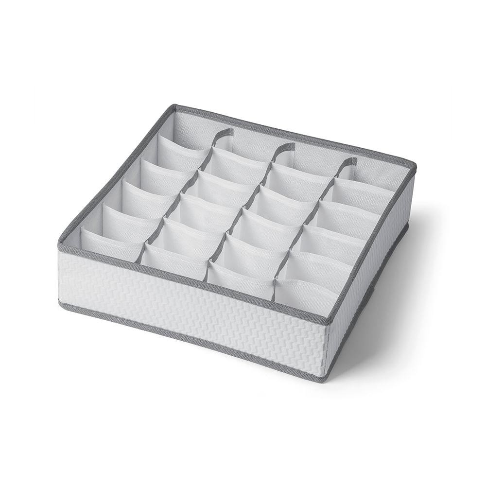 Organizador de Calcinha para 24 Peças Branco Ordene - Home & Living