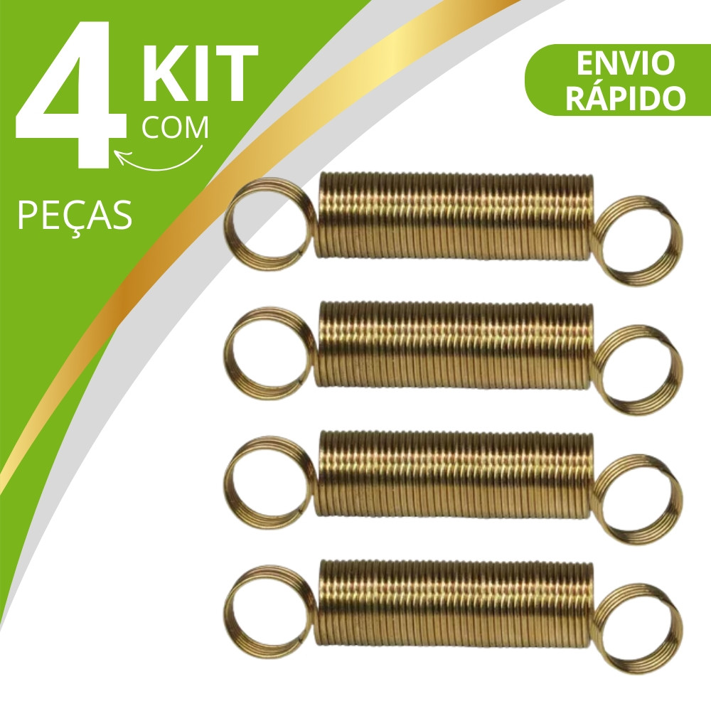 Kit 4 Molas Vara De Suspensão Lavadora Electrolux 6 A 15kg