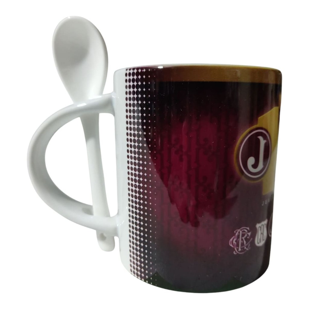 Caneca Juventus da Mooca Centenário Com colher - 325ml