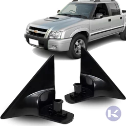Suporte Base Pé Retrovisor Externo S10 Blazer 1995 a 2011