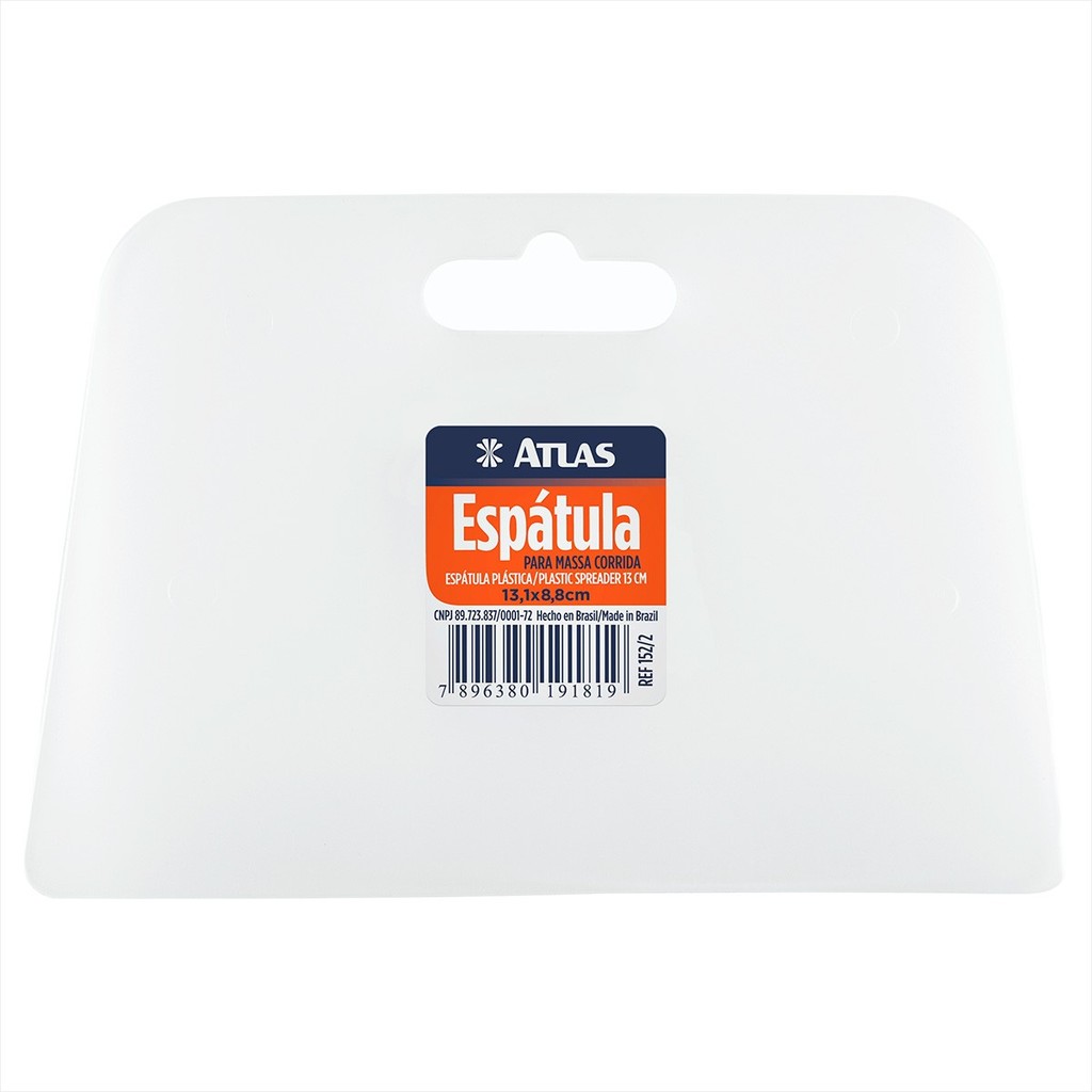 Celuloide Espátula Aplicador Para Massa Atlas 13,1cm