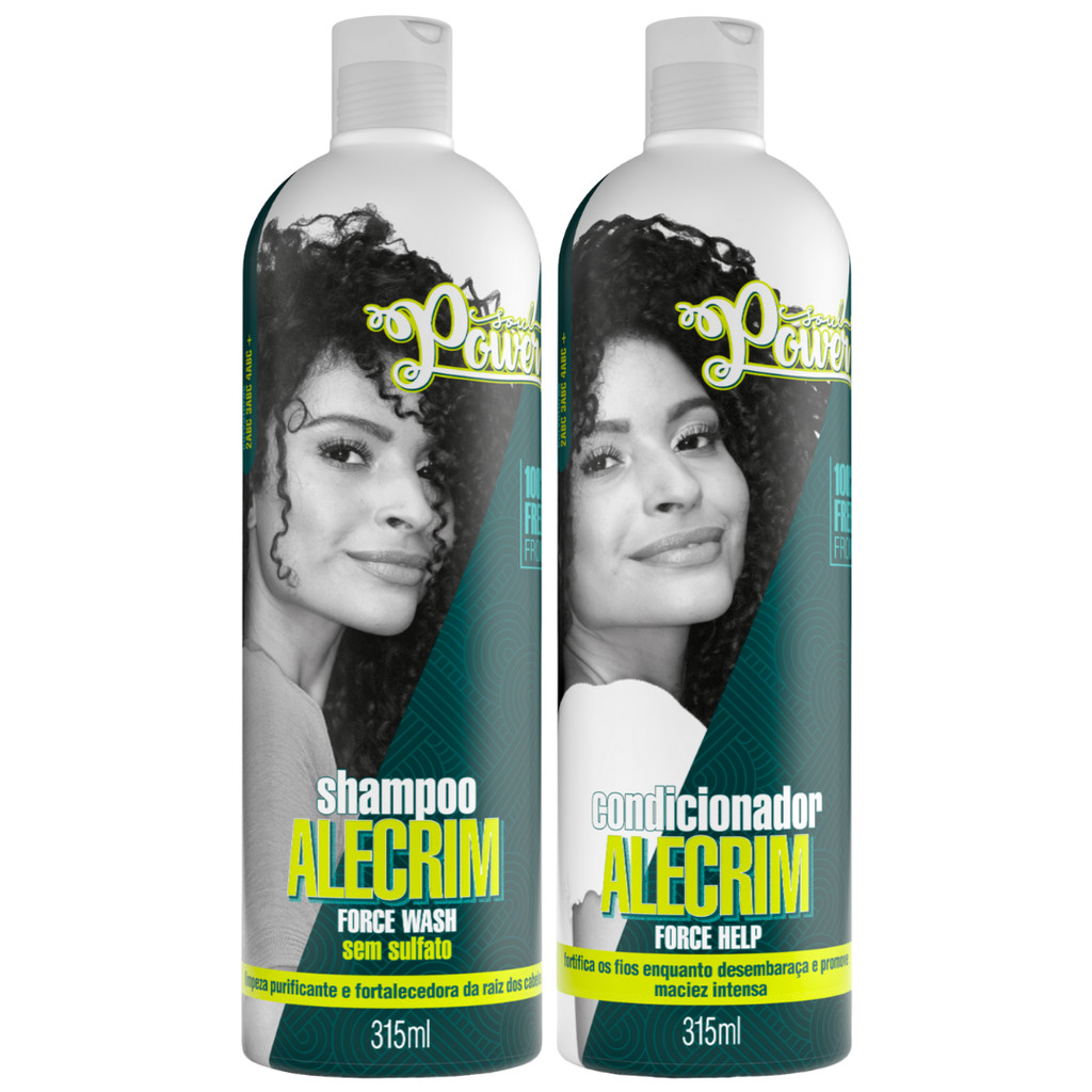 Kit Shampoo E Condicionador Alecrim Soul Power Tratamento Antiqueda Capilar Vegano 315ml em Oferta na Shopee