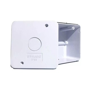Caixa Sobrepor Stilus CFTV Branca 8,5 cm Hermética