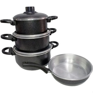 Jogo de Panelas 4 Peças com Frigideira em Oferta na Shopee