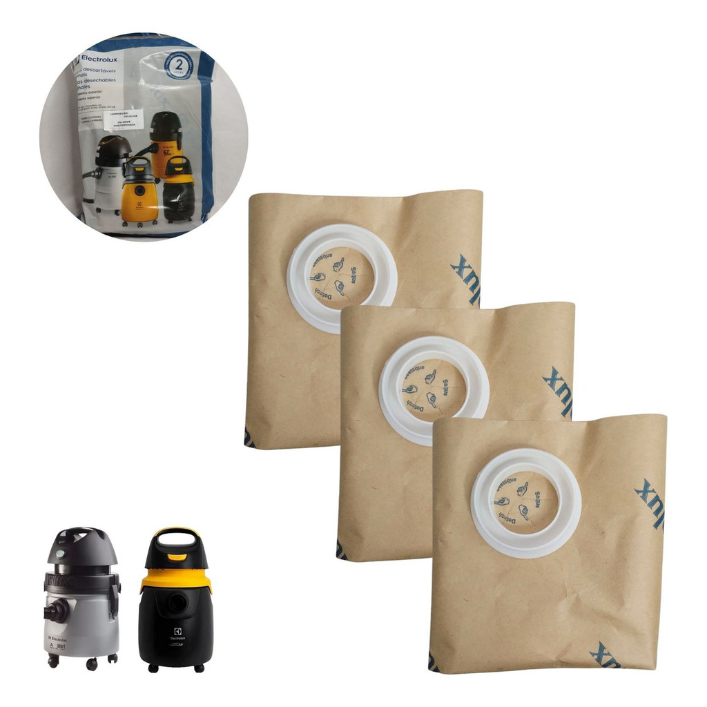 Refil Descartável Aspirador  Electrolux A20 A20L A20 Smart GT3000 GT30N GT Car