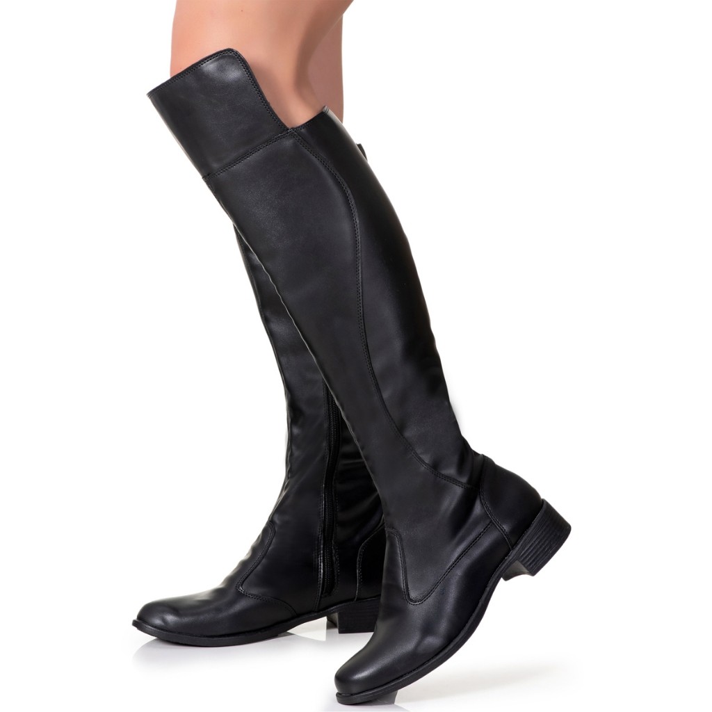 Bota Over Knee Acima do Joelho Cano Alto Ate A Coxa