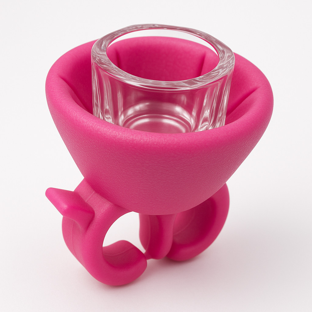 Porta Esmalte suporte silicone porta Dappen Manicure Unhas
