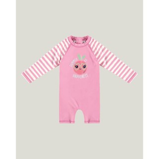 Macacão Infantil Unissex Summer Is Happiness Malha UV50+ Malwee Kids em Oferta na Shopee