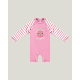 Macacão Infantil Unissex Summer Is Happiness Malha UV50+ Malwee Kids em Oferta na Shopee