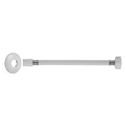 Ligação Flexível Pvc Branco para água (M X F) 1/2 40cm Blukit