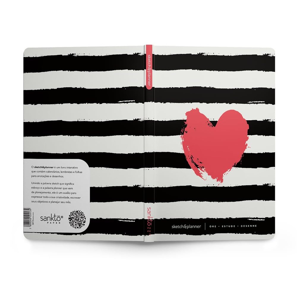 Sketch e Planner | Ore, Estude, Desenhe | Capa Dura | Primeiro Amor — imagem 2 de 2