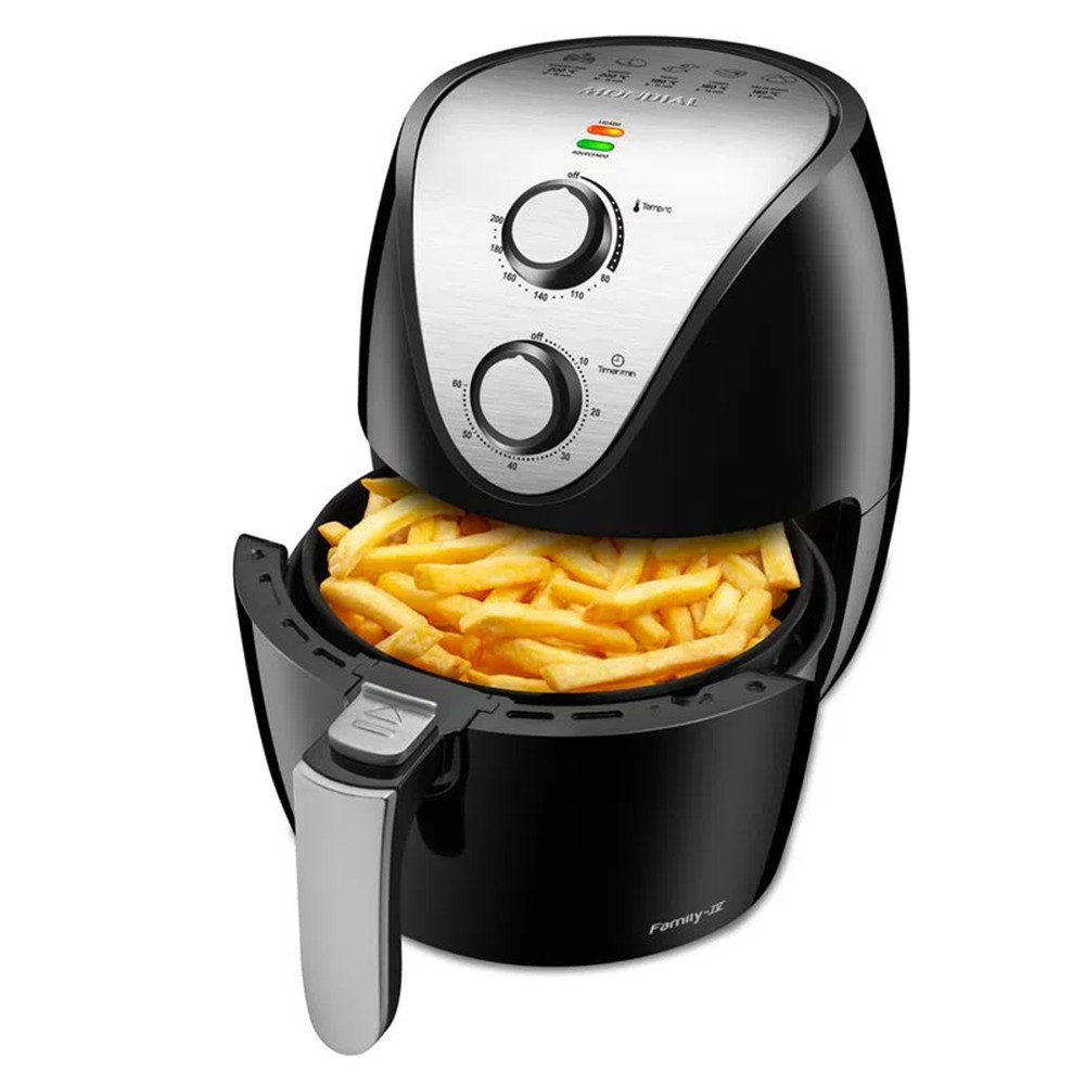 Fritadeira Sem Óleo Air Fryer AF-30-I Preta 220V 3,5L Mondial em Oferta na Shopee