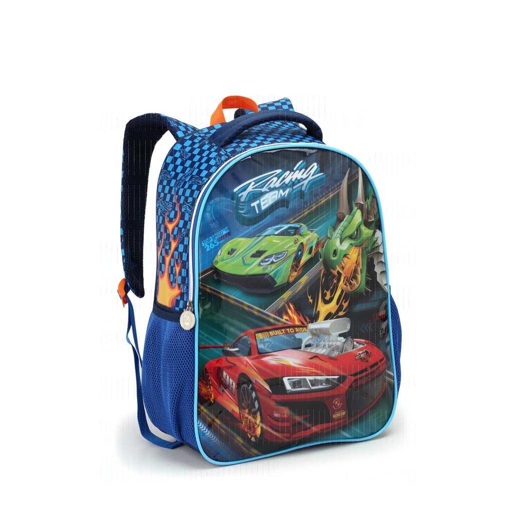 Mochila Costas Racing Carro Speed Passeio Infantil Escolar Seanite