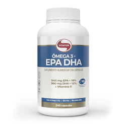 Ômega 3 EPA e DHA com Selo IFOS 240 Cápsulas Vitafor