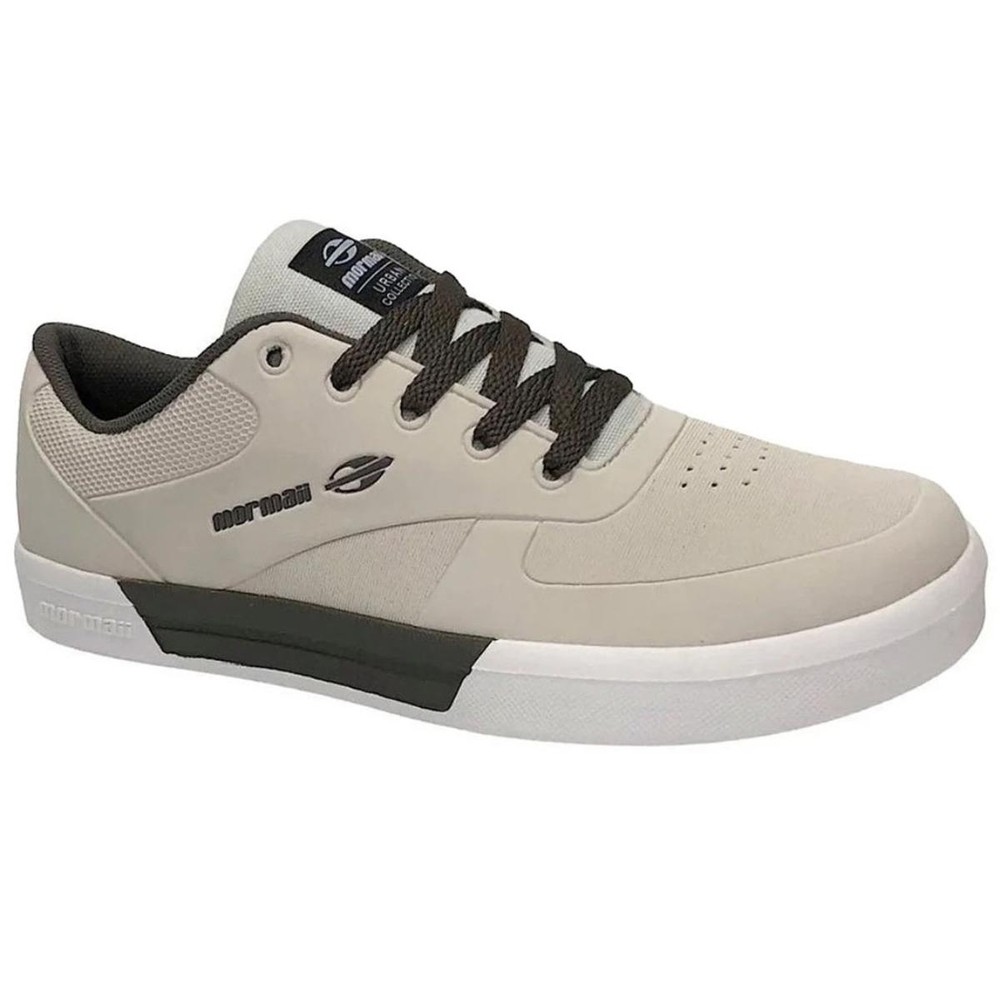 Tênis Mormaii Urban Smash Masculino - Bege e Cinza em Oferta na Shopee