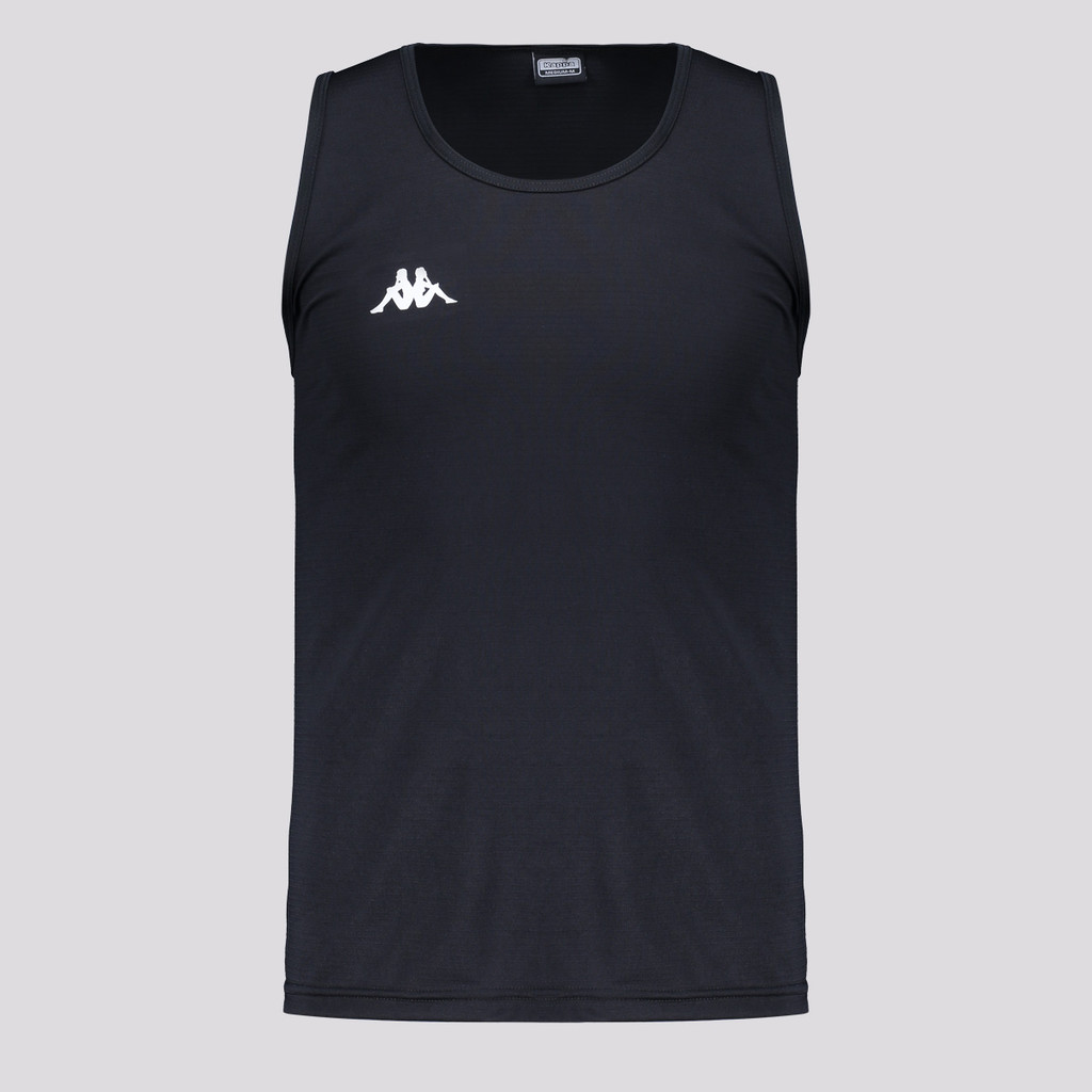 Regata Kappa Basic Listrada Preta - Sports & Outdoors