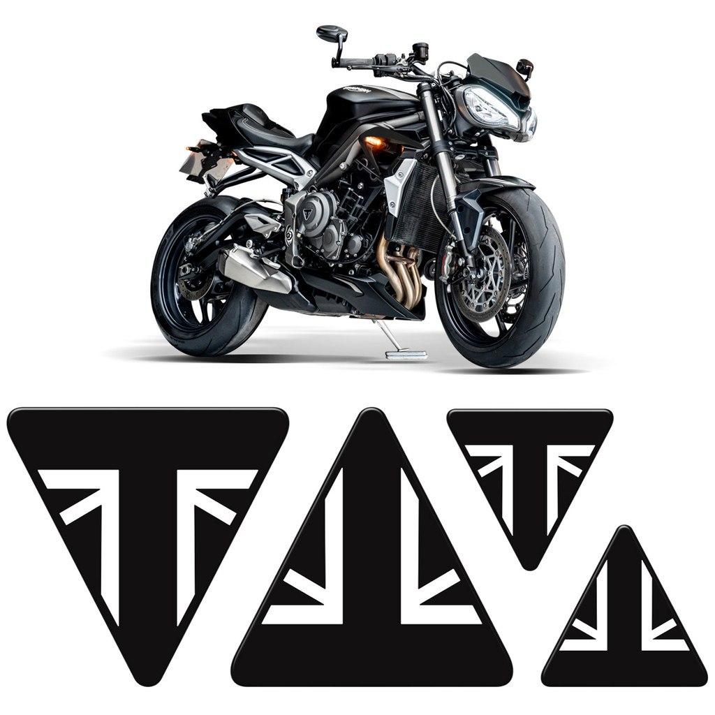 Kit 4 Adesivos Triumph Escudo Capacete Emblema Resinado em Oferta na Shopee