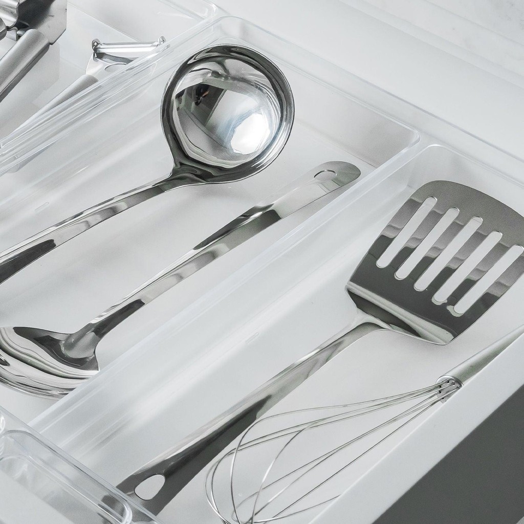 Organizador de gavetas Ou 37,5 x 30 x 5,6 Linha Clear em Oferta na Shopee