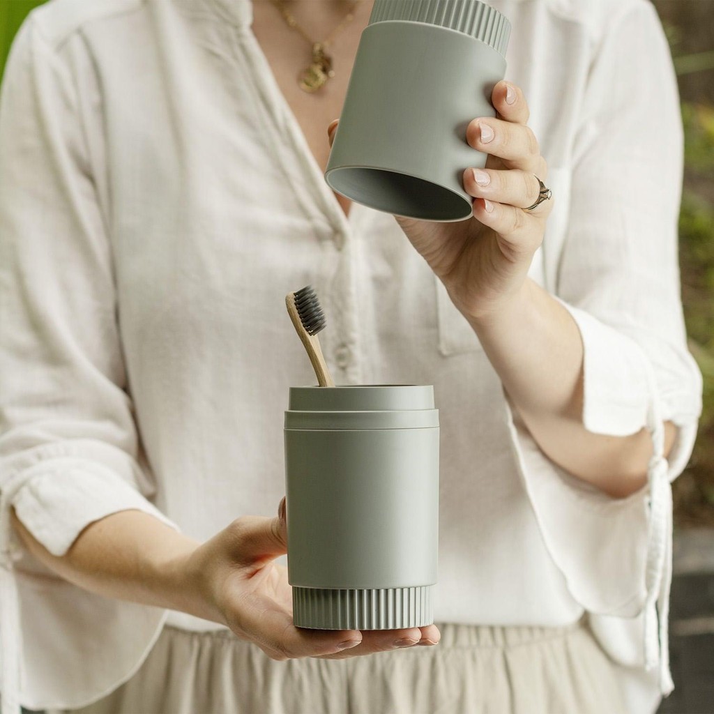 Porta escova de dente Ou Linha Dórica em Oferta na Shopee