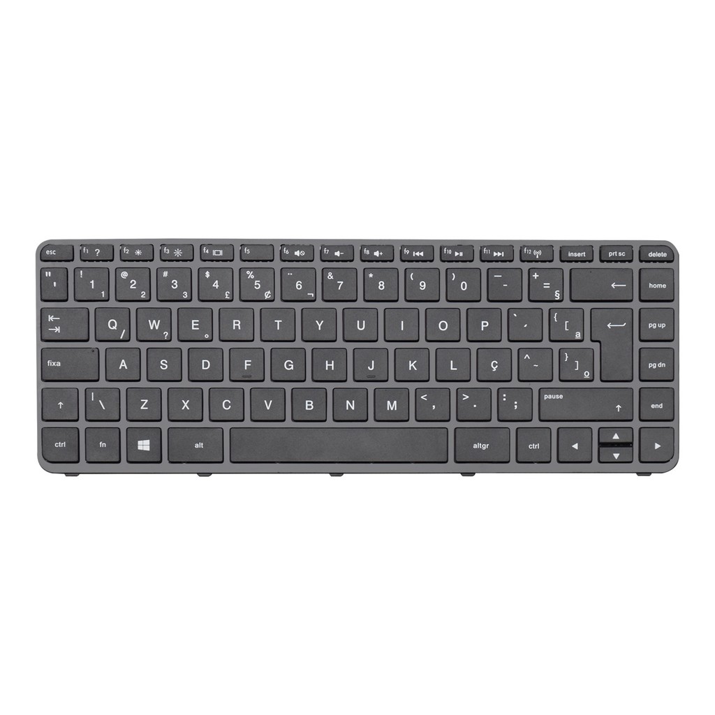 Teclado para Notebook HP 14-D027BR | Preto ABNT2 - UK STYLE - Computers & Accessories