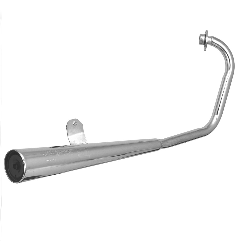 Escapamento Escape Power Cromo Forte Yamaha Ybr 125 de 2000 Até 2008 em Oferta na Shopee