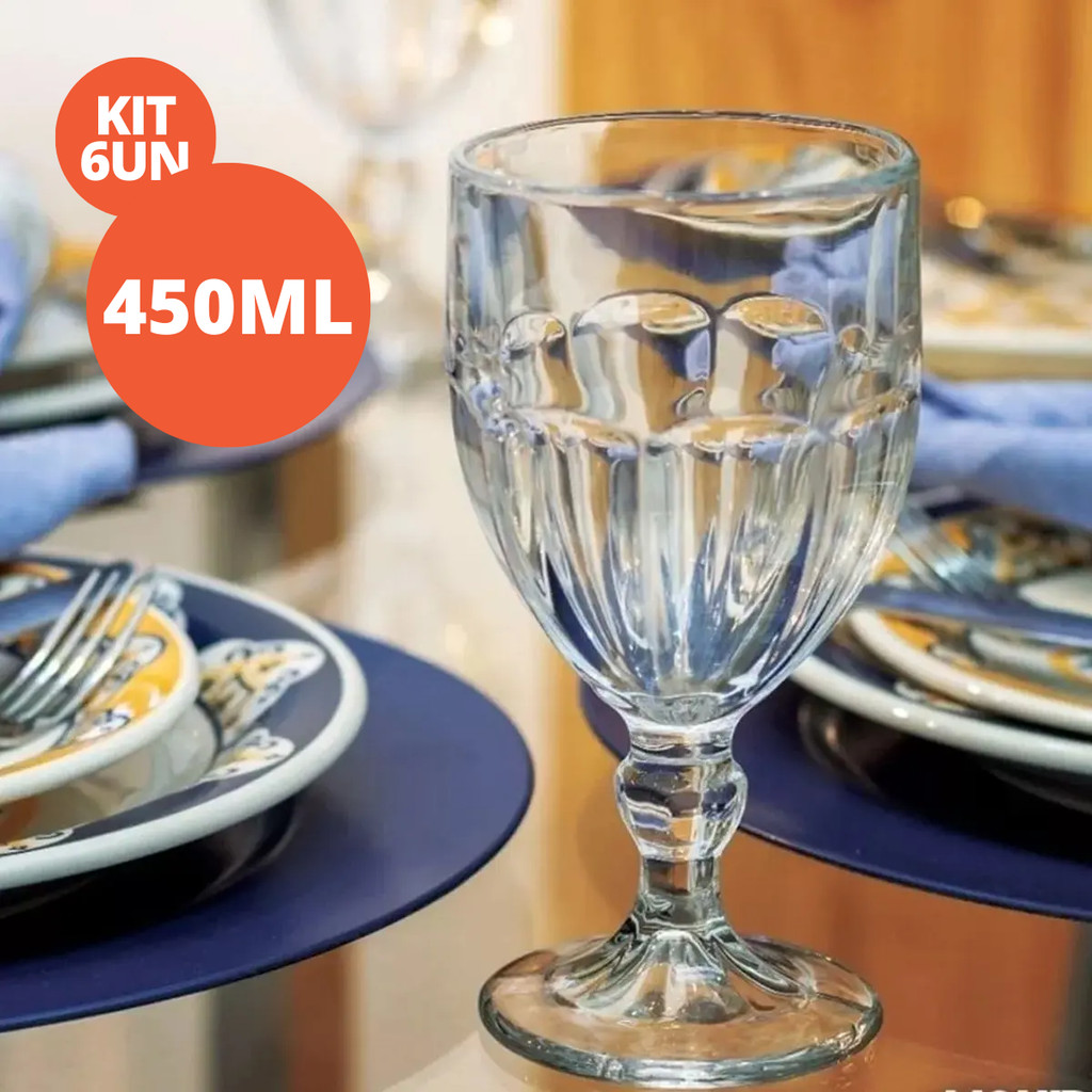 Jogo 6 Taças Jade 450ml Translucida Copos Sorvete em Oferta na Shopee