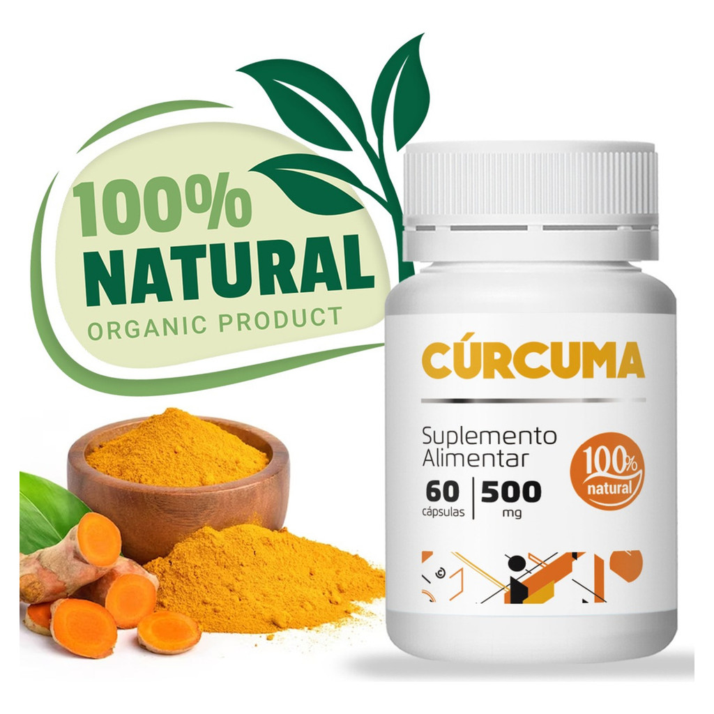Cúrcuma Longa  60 Cápsulas 500mg Gecap