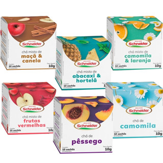 Chá infusão kit de  6 sabores em Oferta na Shopee