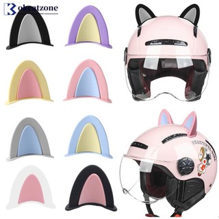 OKCATZONE 2 Pçs Bonito Capacete Da Motocicleta Orelhas De Gato Motocross Do Carro Elétrico Acessórios Estilo Condução De
