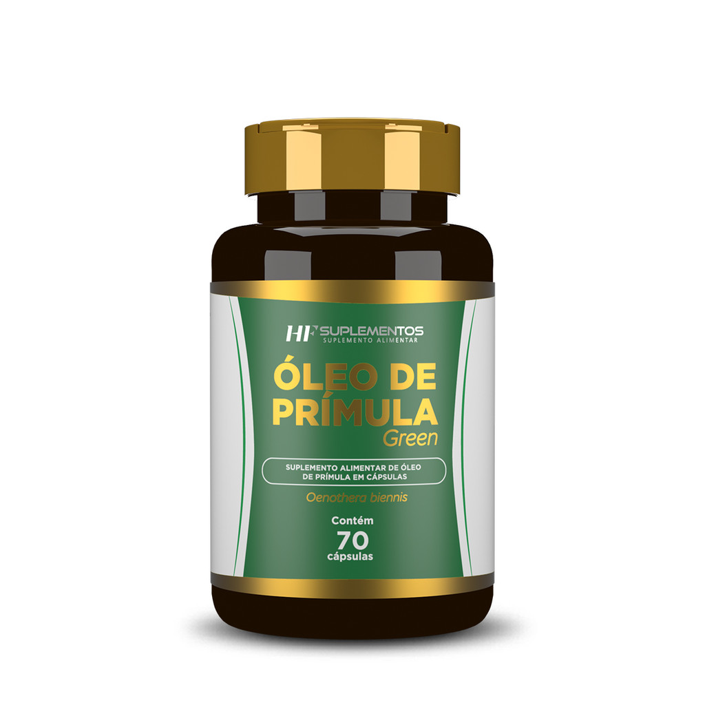 OLEO DE PRIMULA 70 CAPS HF Suplementos Premium Nutrição Avançada Saúde Bem Estar
