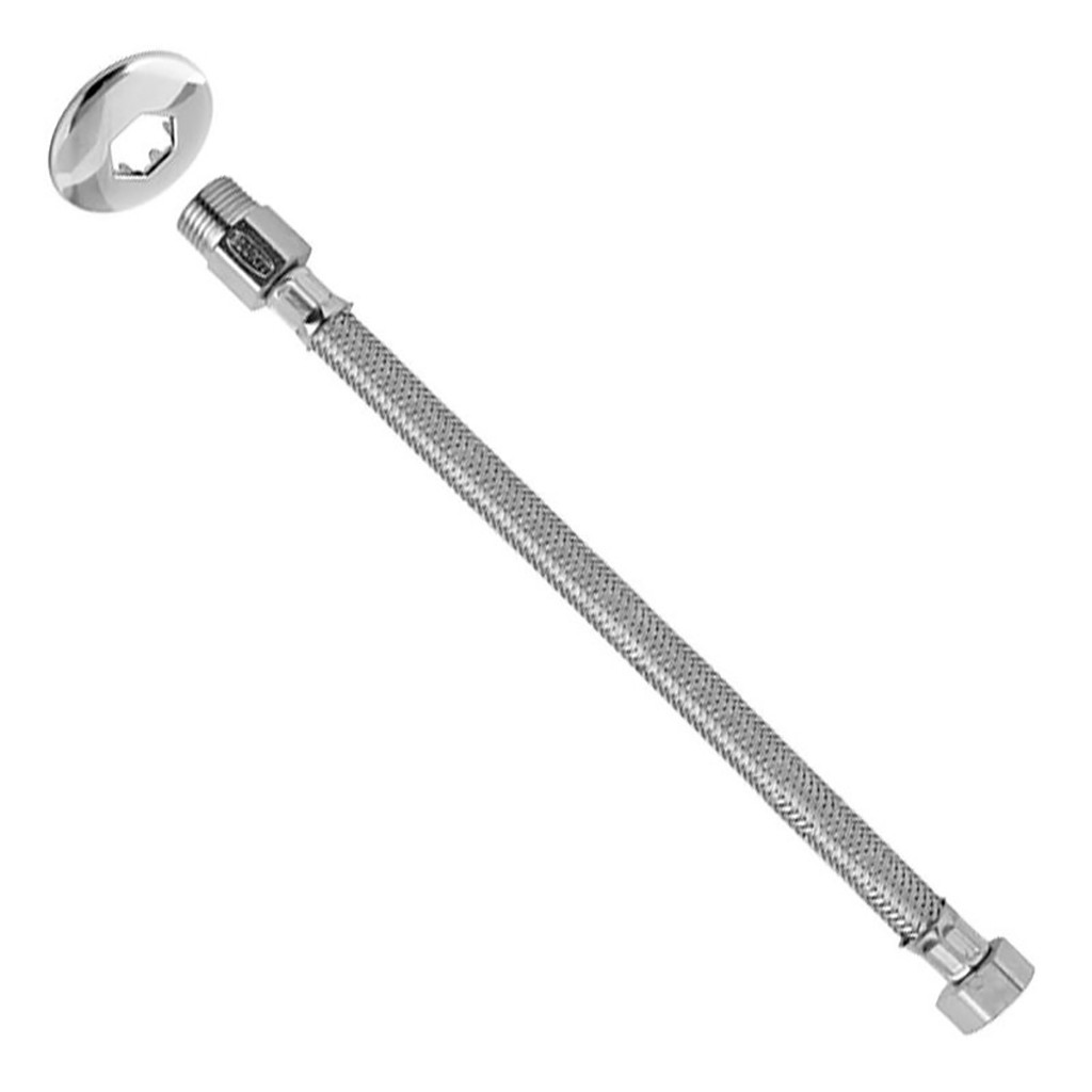 Ligação Flexível Inox P/ Agua (M X F) 1/2" 60cm Blukit em Oferta na Shopee