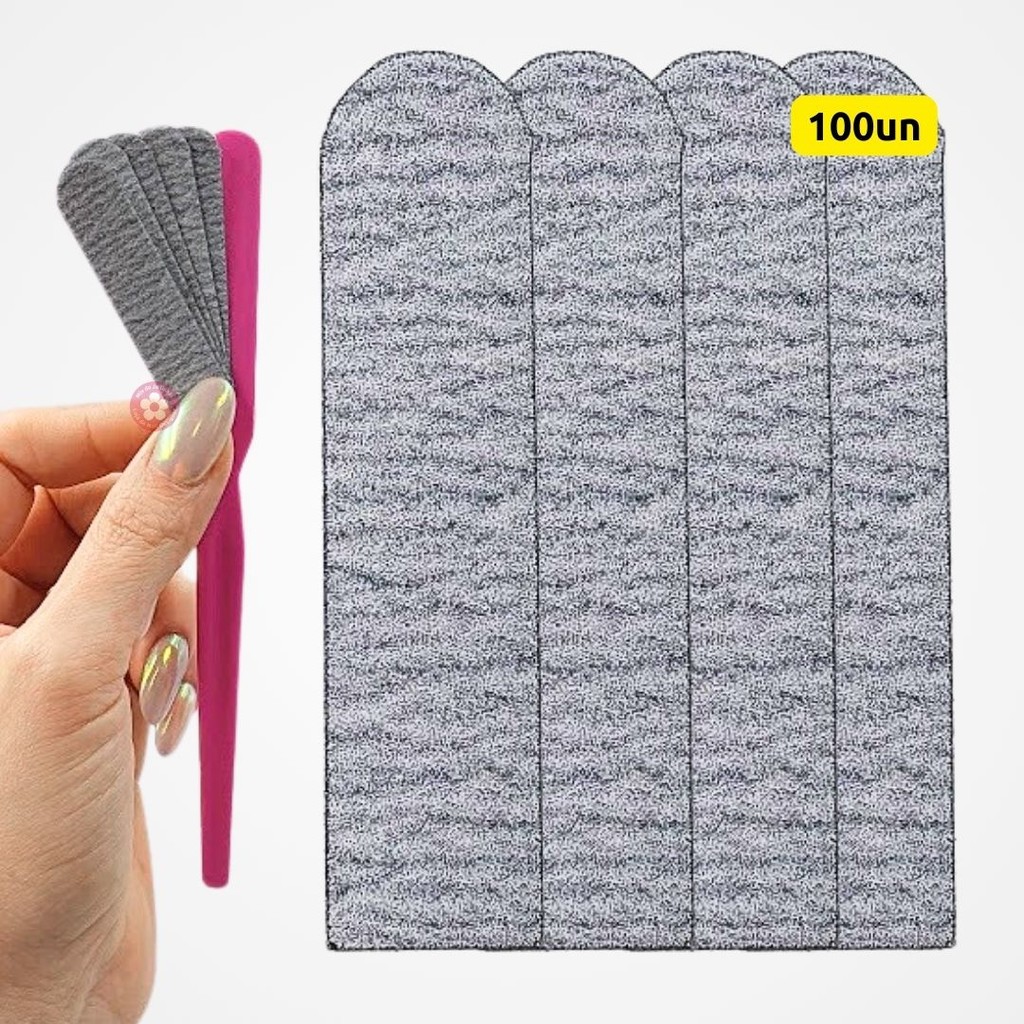 Lixa Refil para base de unhas naturais Cels 100un em Oferta na Shopee