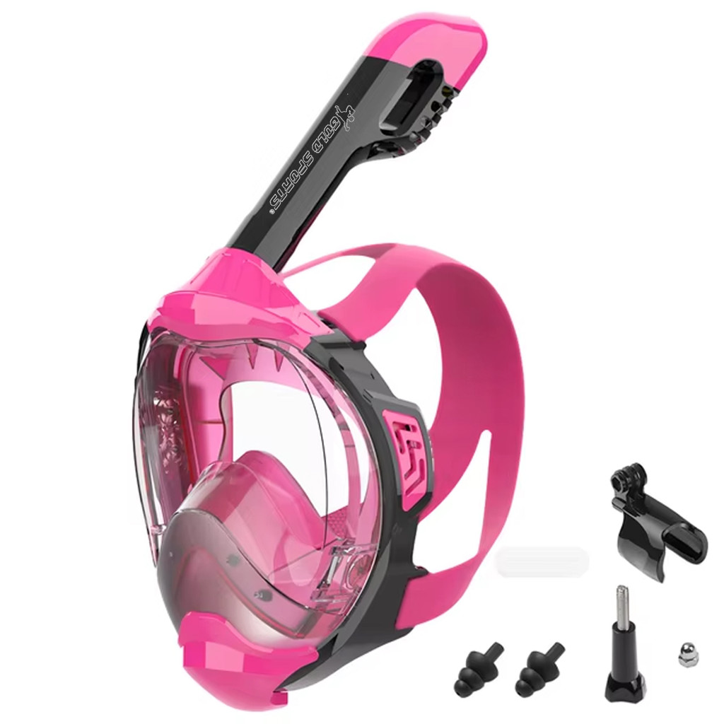 Mascara Subaquática de de Mergulho Gold Sports Gold Full Face Com Snorkel