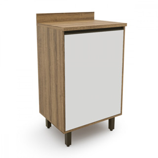 Balcão de Cozinha Confort Cinamomo com Off White Batrol em Oferta na Shopee