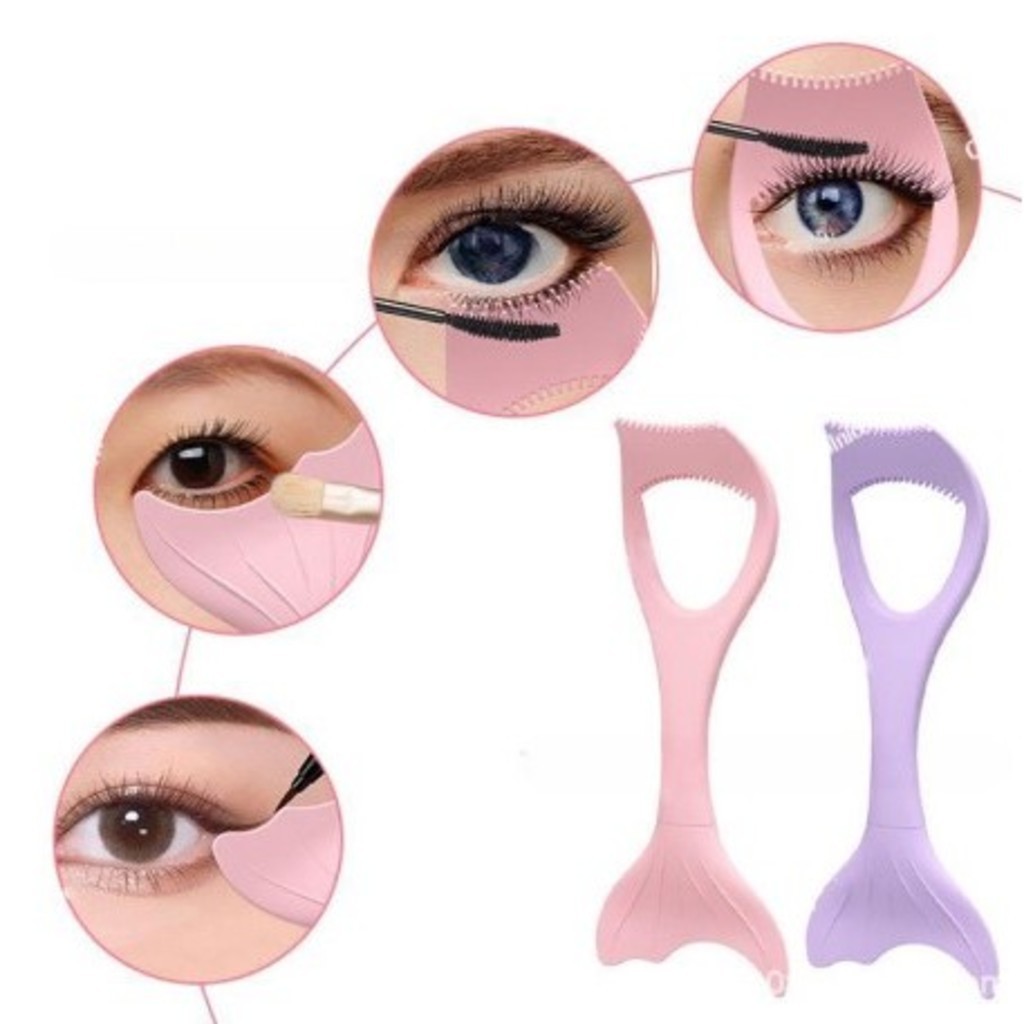 KIT Protetor De Silicone Para Aplicação de Mascara de Cílios Delineador e Sombra nos Cílios em Oferta na Shopee